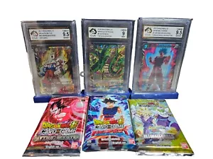 Dragonball Super CCG Graded Card + Booster Pack Amazing Gift - Picture 1 of 3