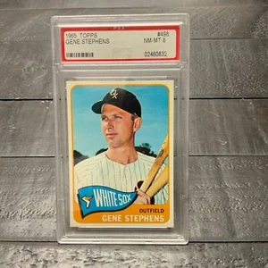 1965 Topps Gene Stephens #498 *White Sox* PSA 8 NM-MT - Picture 1 of 2
