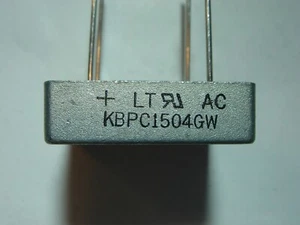 1x Square Bridges Rectifier KBPC1504GW 15A 400V #11-121 - Picture 1 of 12