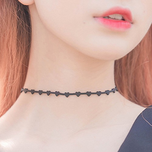 VETEMENTS Collana girocollo cuore ciondolo cuore collana donna collare cuore