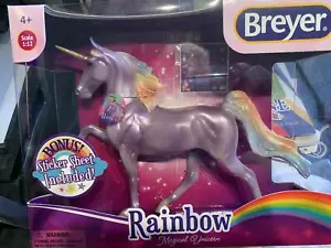 Breyer Modellpferd Classic Size Deko Einhorn für 2021 Regenbogen - Bild 1 von 3