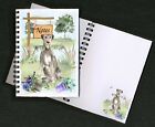 Irish Wolfhound Dog Notebook/Notepad + small image on every page by Starprint