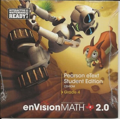 enVisionMATH 2.0 Pearson eText Student Edition CD-ROM Grade 4 - Image 1 of 2