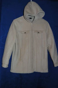 Girls GAP KIDS Light Tan Coat w Fur-Like Lining Size XXL 14/16 - Picture 1 of 6