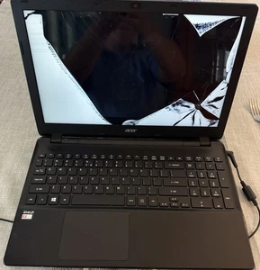 Acer e5-521 Notebook Laptop Computer Works (Broken Screen) (READ) Parts/ Broken - Picture 1 of 7