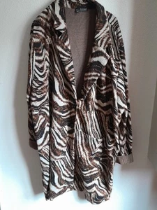   Lange JACKE - Mantel Animal Muster v. Norah  Gr. 48 NEU - Bild 1 von 4