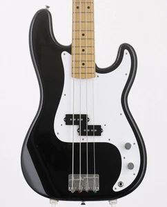 Used FENDER JAPAN / PB57 Black 2006-2008 CIJ S022375 Jazz Bass Electric Guitar - Picture 1 of 15