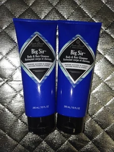 Jack Black Big Sir Body & Hair Cleanser 10 fl Oz Lot Of 2 - Imagen 1 de 1