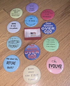 13 AMERICAN FREETHINKER BUTTONS - Atheist /  Elihu Palmer - Picture 1 of 7