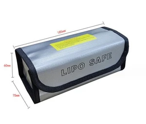 Lipo Akku Ladetasche Safe Bag Feuerfest Sicherheitstasche Feuerschutz . - Bild 1 von 10