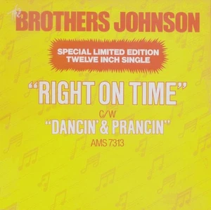 Brothers Johnson - Right On Time / Dancin' & Prancin' - UK 12" Vinyl - 1977 -... - Picture 1 of 1
