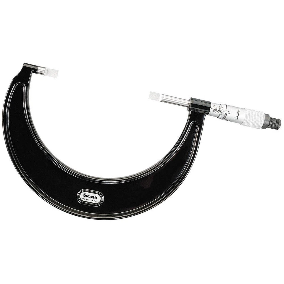 STARRETT 486P-4 Blade Micrometer,3-4 In,0.001 In Res 5TZZ2 - Image 1 of 1