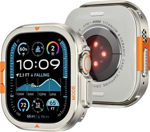 Boîtier Métal Robuste pour Apple Watch Ultra Case 49Mm 46Mm Série 10, Ultra 2, Turn - Photo 1 sur 12
