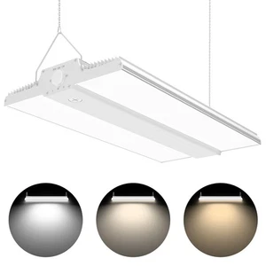 240W LED High Bay Light, Linear LED Shop Lights Adjustable 3000K/ 4000K/ 5000K - Picture 1 of 10