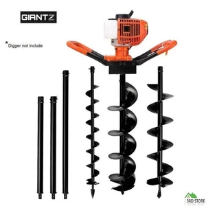 Giantz Drill Borer Fence Extension Auger Bits for Petrol Post Hole Digger - Picture 1 of 12