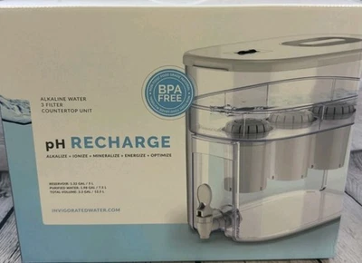 Ph Recharge 3F Alkaline Water Machine Countertop Water Filter Purifier Dispenser - Image 1 of 4