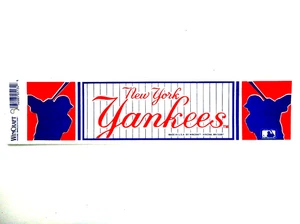 New York Yankees Bumper Sticker/Strip (Major League Baseball)(Wincraft) - Picture 1 of 1