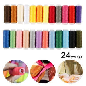 24Pcs Bobbins Sewing Threads Set Assorted Colors Hand Sewing Threads sdOOp - Picture 1 of 11