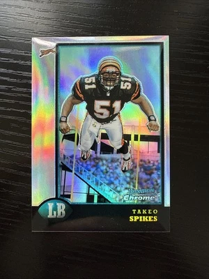Takeo Spikes 1998 Bowman Chrome Rookie RC Refractor 1st Year Bowman Chrome SP - Image 1 of 2