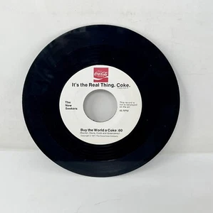 VTG The New Seekers Buy The World A Coke It's The Real Thing Coca Cola 45 RPM - Picture 1 of 3