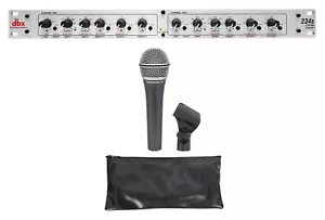 DBX 234S Stereo 2/3 Way/Mono 4-Way Crossover+Samson Microphone+Mic Clip - Picture 1 of 10