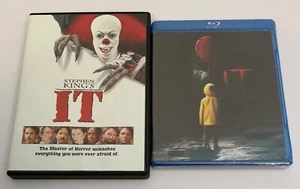 Stephen King’s IT (2) disc LOT (1990/2017) DVD: VG+ / Blu-ray: Still Sealed - Imagen 1 de 3