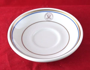 DEPT of NAVY Set of 2 SAUCERS Gold Line & Crest Homer Laughlin 6" NEW USA - Picture 1 of 4