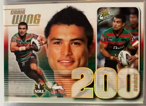 Select NRL Limited Edition Case Card: 2009 NRL Champions CC20 Craig Wing - Picture 1 of 1