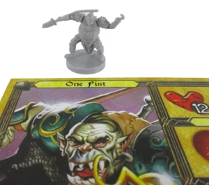 DESCENT: JOURNEYS IN THE DARK 1st Edition ONE FIST Mini & Card NEW!! - Picture 1 of 3