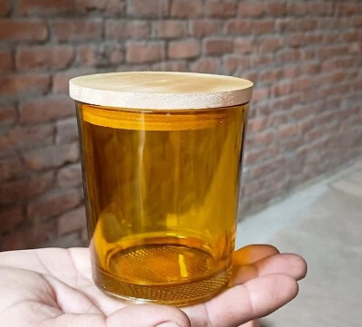 EMPTY Matte finished Candle Jar Glass 12 oz limited edition regular 40 pieces - Image 1 of 4