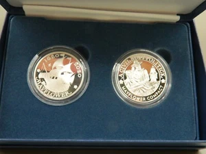 SET MONETE E MEDAGLIE ARGENTO 2020 400° ANNIVERSARIO DEL MAYFLOWER PROVA DI VIAGGIO - Foto 1 di 8