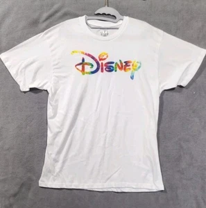 Disney Zuni Crew Neck T-Shirt Pre-shrunk DISNEY Short Sleeve Tee White L NWOT - Picture 1 of 7