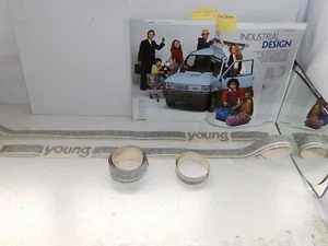 FIAT PANDA YOUNG STRIPES DECORATIVE SERIE COMPLETA - Bild 1 von 2