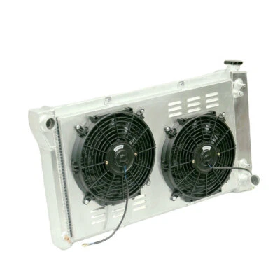 Ventilador de radiador y cubierta de 4 filas para camioneta Chevrolet C20 C30 67-72 4,1 L 4,8 L 5,0 L 5,7 L Foto 1 de 4