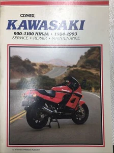 1984-1993 Kawasaki 900-1100 Ninja Motorcycle Repair / Service Clymer Manual - Picture 1 of 3