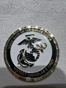 Comm Chief Of The Marine Corps MGYSGT Nicholas.E.Oren Challenge Coin - Picture 1 of 15
