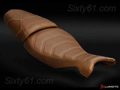 BMW R Nine T Seat Covers 2014-2018 2019 2020 2023 Luimoto Black Brown Front Rear - Image 1 of 4