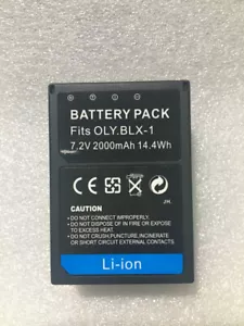 Li-ion Battery For Olympus OM SYSTEM BLX-1 BLX1 ON-1 OM1 Mirrorless SLR Camera - Picture 1 of 3