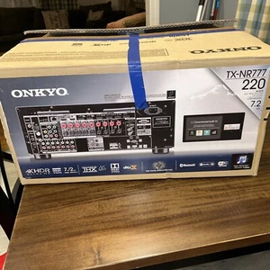 Onkyo TX NR777 7.2ch Dolby Atmos Receiver. Offener Karton. Nur Receiver und Handbuch - Bild 1 von 9