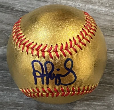Albert Pujols Signed 24 KT Gold Baseball St. Louis Cardinals Autographed JSA - Image 1 of 4