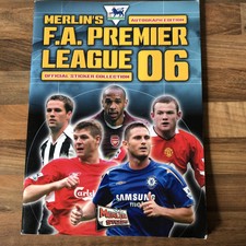 Merlin's F.A. Premier League 06 Football Sticker Album Book 2006 - READ See Pics