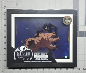 Batman Animation Cel Pop Art Feat of Clay Part 2 #1104 Limited Artist Edition - Picture 1 of 2