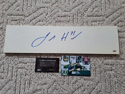 RARE ASTROS PADRES BREWERS ALL STAR JOSH HADER AUTOGRAPHED PITCHER PLATE/RUBBER - Image 1 of 4