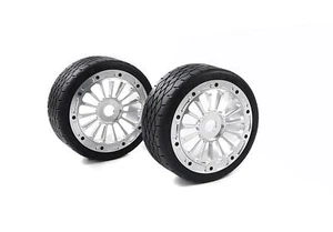 F5 Alloy CNC Hub On Road Tire 2PCS 24mm Fit For 1/5 ROFUN F5 MCD XS5 RR5 160x65 - Picture 1 of 9