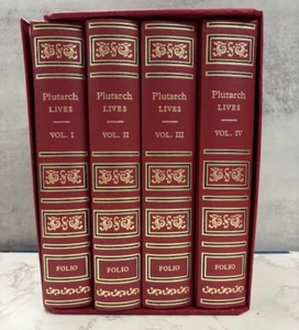 Plutarch Lives: The Folio Society 4 Volume Set - Picture 1 of 11