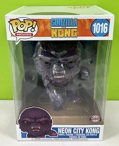 ⭐️ NEON CITY KONG 1016 Godzilla VS Kong ⭐️ Figura Funko Pop 10 pulgadas ⭐️TOTALMENTE NUEVA⭐️ - Imagen 1 de 6