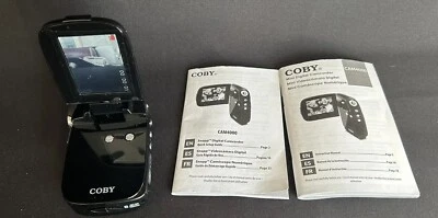 Coby CAM4000 Flash Media Camcorder USED Works Instruction Booklet - Image 1 of 4