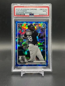 2020 Topps Bowman Chrome Luis Robert RC Sapphire Edition PSA 9 - Picture 1 of 2