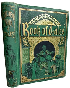 Antique Ornate Embossed Gilded Victorian GOLDEN BOOK OF TALES | Legendary Lore - Picture 1 of 24
