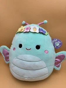 Squishmallows Teal Pink "Reina" Butterfly Plush 16" Large (New with Tags) - Picture 1 of 6